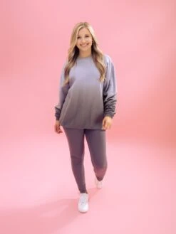 Dip Dye Ribbed Pullover By DD Design | S - 2XL -Discount Divas Shop 37eb9f116c8f8b5fccf16b90aeb511d2