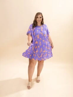 Drop Shoulder Printed Dress W/ Pockets | S - L -Discount Divas Shop 383bc10ebcca9dd1f5b6ae7c3321a254