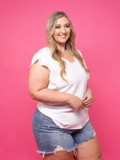 Scoop Neck Short Ruffle Sleeve Top | S - XL 6 Scoop Neck Short Ruffle Sleeve Top | S - XL -Discount Divas Shop 39867fd24952d5f9cfee59fa508aa817