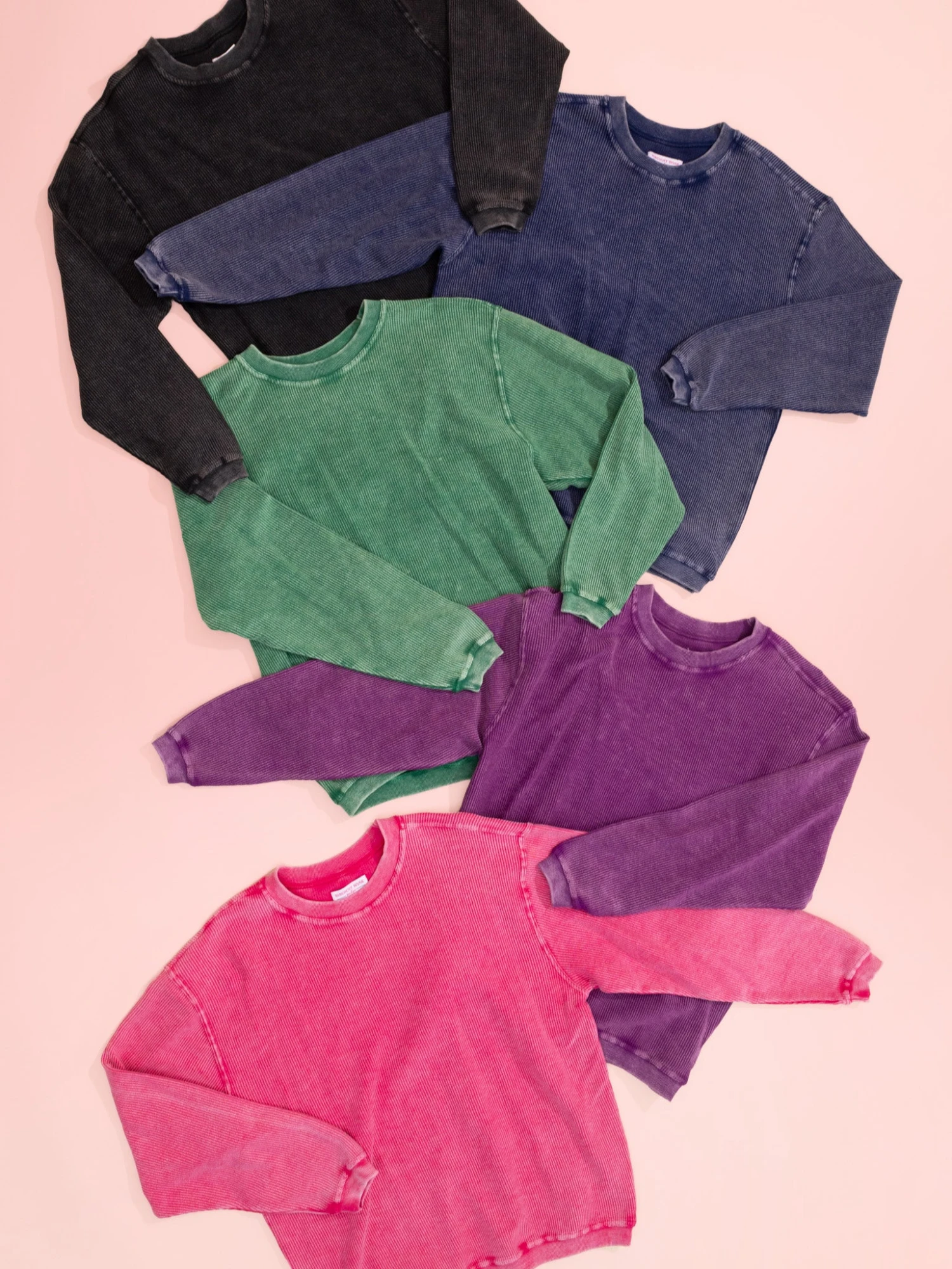 100% Cotton Washed Ribbed Pullover By DD Design | S-2X 18 100% Cotton Washed Ribbed Pullover By DD Design | S-2X - Image 18