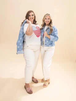 Judy Blue All Over Star Print Denim Jacket | S-3XL -Discount Divas Shop 3adeb182acfad0bccf59da6069d4bc67