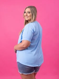 DD Design Airflow Round Neck Top W/ Cuffed Short Sleeves | S - 3XL 18 DD Design Airflow Round Neck Top W/ Cuffed Short Sleeves | S - 3XL -Discount Divas Shop 3af4278c41af1e2e9e0fb4b4c19c6986