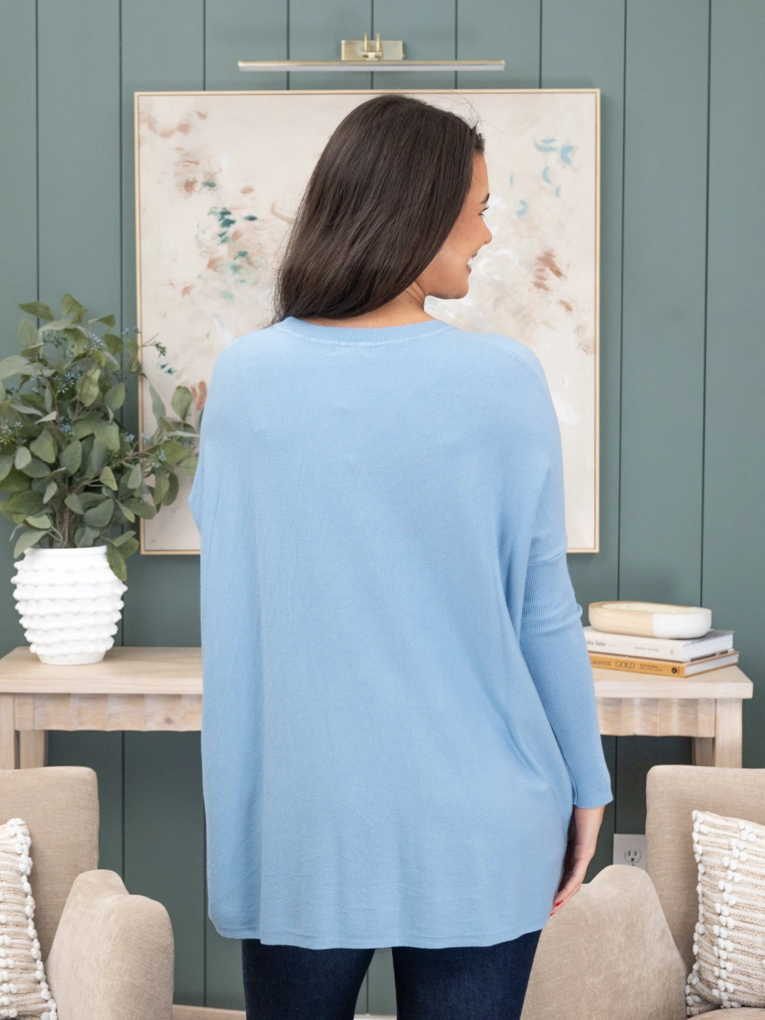 Tea N Rose "Perfect Knit" Oversized 2 Pocket Sweater | S/M - L/XL 13 Tea N Rose "Perfect Knit" Oversized 2 Pocket Sweater | S/M - L/XL - Image 13