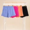 Soft Elastic Waist Shorts | S-3XL Pair W/ Sku62108backyard Bbq