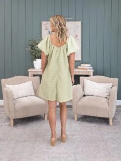 Textured Short Bubble Sleeve Skater Dress | S-L -Discount Divas Shop 3bb5bd488f89e0504a8ecc6081440d8f