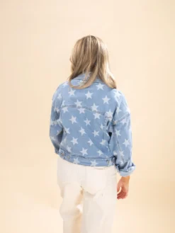 Judy Blue All Over Star Print Denim Jacket | S-3XL -Discount Divas Shop 3d98b7f76c9df6c0005bfb8b7a7af627