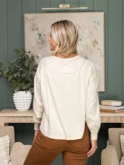 Contrast Stitch Long Sleeve Henley Top | S - 3X 7 Contrast Stitch Long Sleeve Henley Top | S - 3X -Discount Divas Shop 3f1bd74ba83c6f72d7e0510152cdb1b1