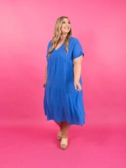 Short Sleeve Frayed Detail Soft Crinkle Gauze Midi Dress | S-3X 6 Short Sleeve Frayed Detail Soft Crinkle Gauze Midi Dress | S-3X -Discount Divas Shop 3f451d24430f4fa13d425b1e6352cd36