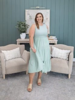 Sleeveless Tiered Dress | S - 3X -Discount Divas Shop 3fe732559f78d53487689c982e6f19fe