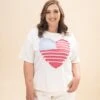 Vintage Heart Flag Patched Top | S-L Americana