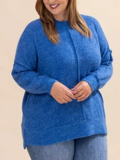 Zenana Luxe Hacci Oversized Exposed Seam Drop Shoulder Sweater | S/M - 3X -Discount Divas Shop 406400c0aab1e218a9044cb569531eb2