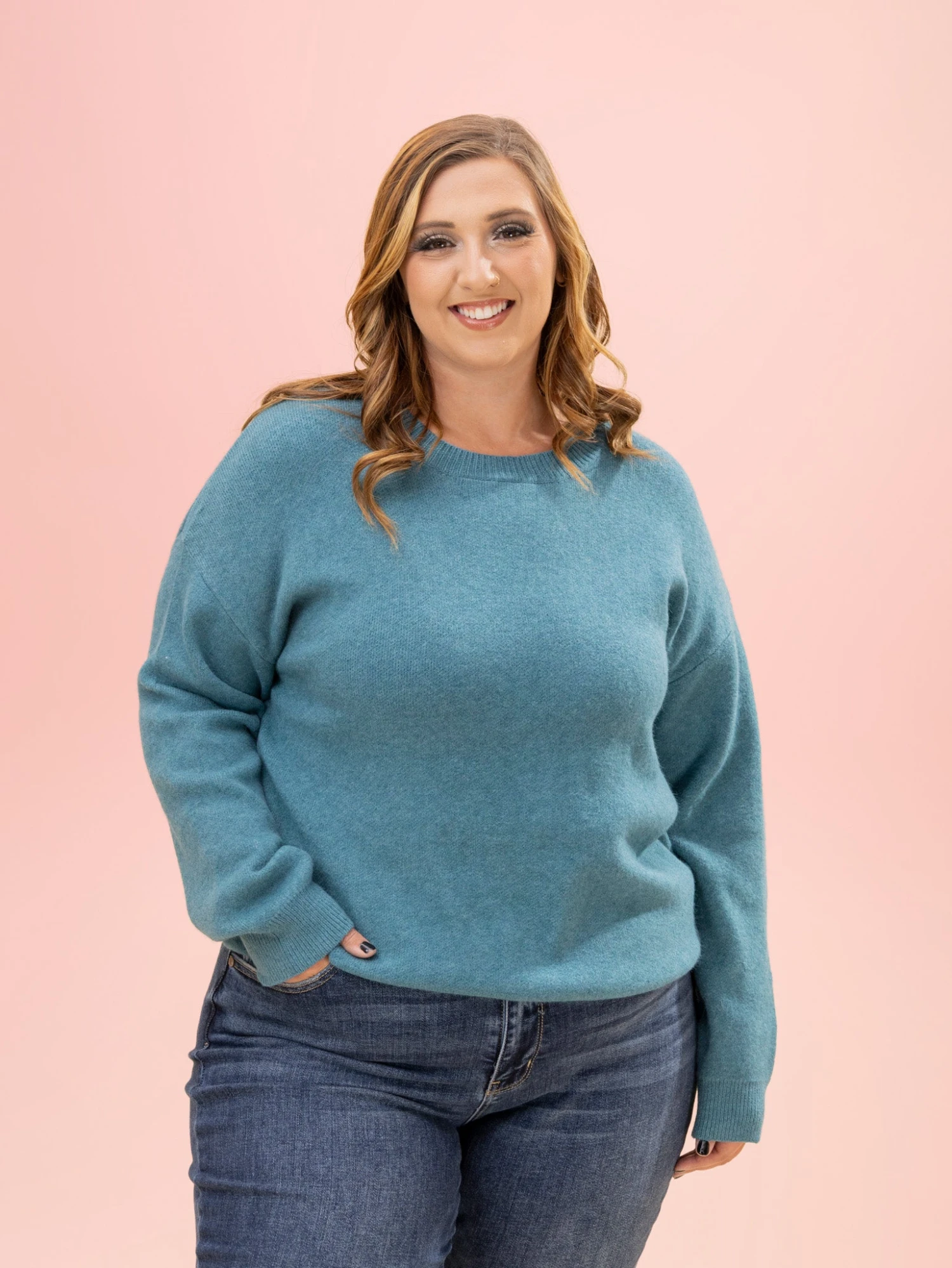 Solid Basic Sweater By DD Design | S-3XL 20 Solid Basic Sweater By DD Design | S-3XL - Image 20