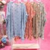 Embroidery Gauze Mineral Washed Duster Cardigan | S-3XL