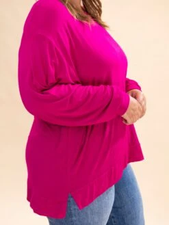 High- Low Step Hem Knit Top | S-3X -Discount Divas Shop 41acb5e976f0e087a66f8a1c3ee17806