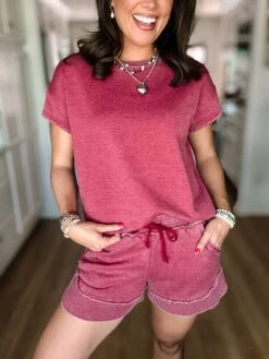 Lived In Short Sleeve Top By DD Design | S - 3XL