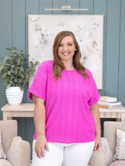 Andree Textured Dolman Sleeve Top | S-3X -Discount Divas Shop 41bd52d2c79a190c8fafef4229068ed8