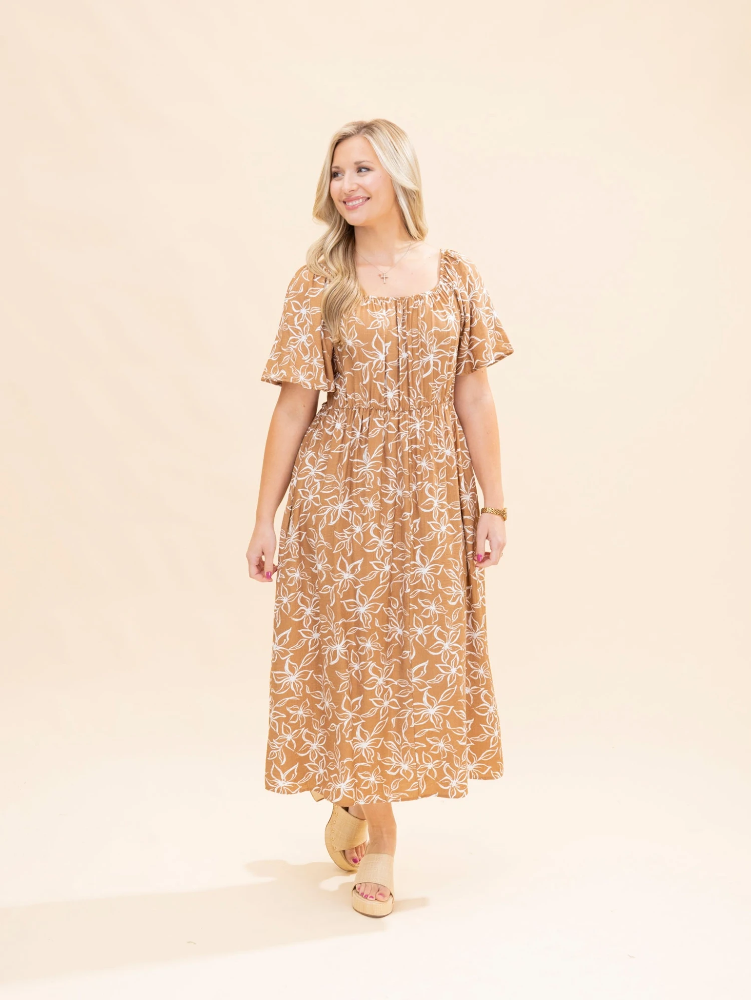 Printed Dress W/ Pockets | S-XL 7 Printed Dress W/ Pockets | S-XL - Image 7