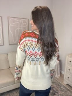 Mixed Print Sweater | S-3X -Discount Divas Shop 41ftixdYAGhuvdUEtj01lA2BWClce0FY4YWl8V0Z