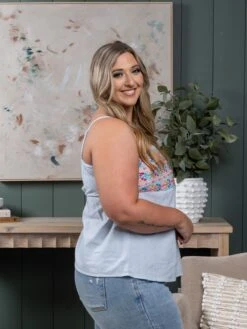 Embroidered Spaghetti Strap Top | S - L -Discount Divas Shop 424ebaefa9d173fa24aa14ccb67be2a2