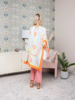 Boho Floral 3/4 Sleeve Split Open Front Kimono | O/S -Discount Divas Shop 430a76bb62893388e2b015320ba75034 scaled