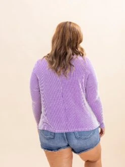 Zenana Raised Rib Long Sleeve Top | S/M-2X/3X -Discount Divas Shop 453129714117835f4c85482ddd4495db