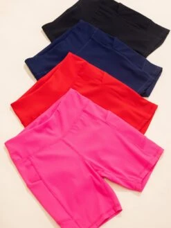 Nylon Rib Biker Shorts | S-3XL -Discount Divas Shop 4548efdab5279946d72457d11fc4c2da