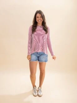 Zenana Raised Rib Long Sleeve Top | S/M-2X/3X -Discount Divas Shop 46b3dd7effaab4dbadce007f81a410c5