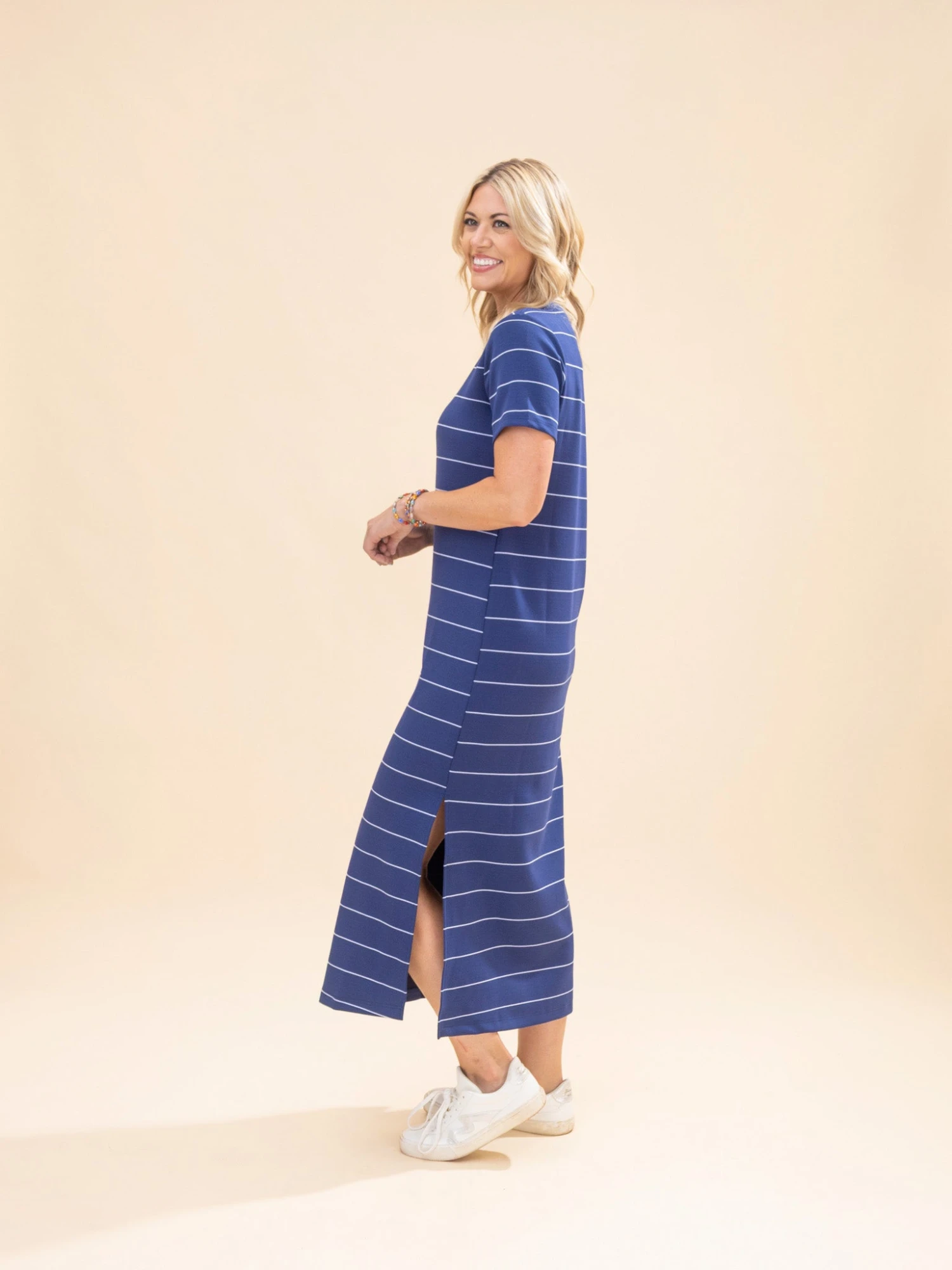 Scuba Stripe Maxi Dress | S-L 8 Scuba Stripe Maxi Dress | S-L - Image 8