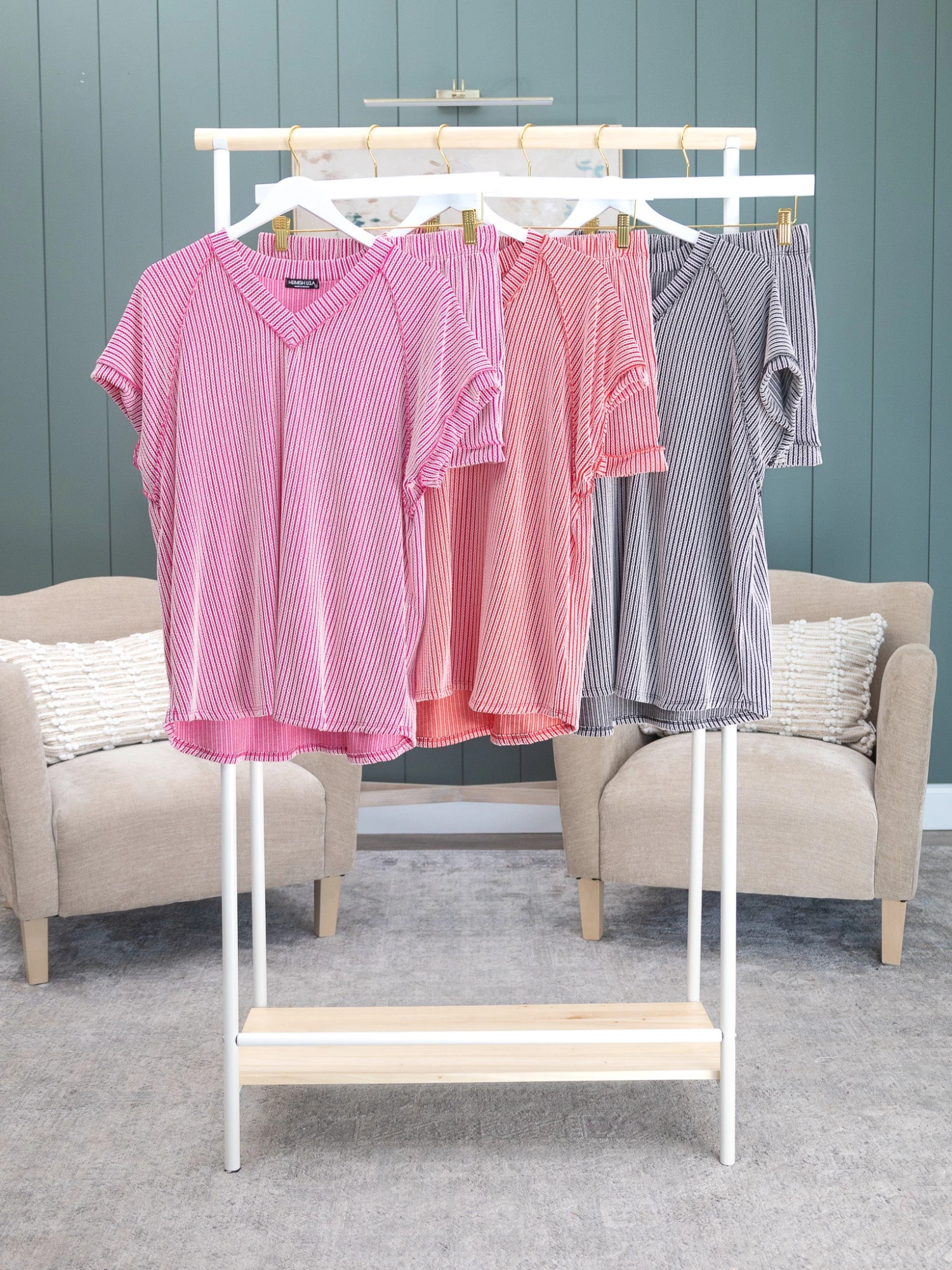 Raised Rib Shorts | S - 3X Pair W/ Sku60518 1 Raised Rib Shorts | S - 3X Pair W/ Sku60518