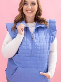 Quilted Puffer 1/4 Zip Pullover By DD Design | S-3XL -Discount Divas Shop 47a3e83f1e0c109b2453ca7f21b3917b