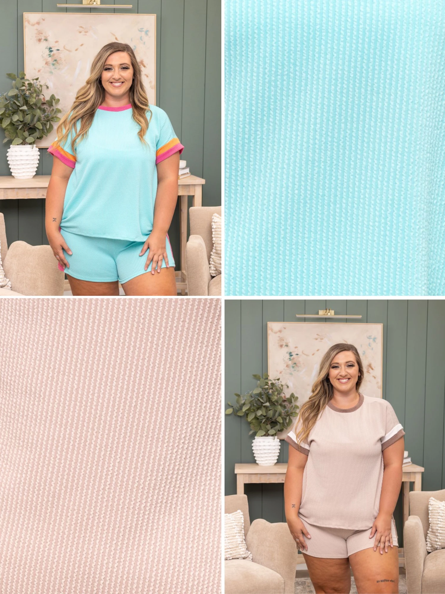 Raised Rib Evermore Shorts | S - XL Set W/ Sku54507 1 Raised Rib Evermore Shorts | S - XL Set W/ Sku54507