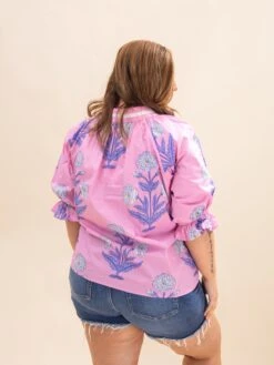 Floral Poplin Puff Sleeve Blouse | S-2XL 8 Floral Poplin Puff Sleeve Blouse | S-2XL -Discount Divas Shop 4810304bcacb1f73cdf6567f14a01f77