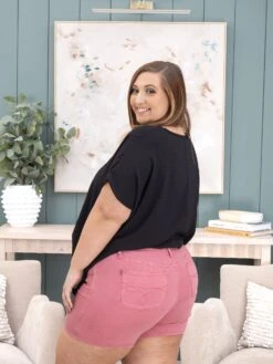 Judy Blue High Waist Garment Dyed & Back Pocket Embroidery Short| S-3XL 13 Judy Blue High Waist Garment Dyed & Back Pocket Embroidery Short| S-3XL -Discount Divas Shop 49179cb91fa1a85152f677f76ff142d5