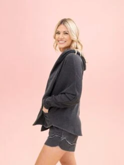 Lived In Long Sleeve Hooded Cardigan By DD Design | S/M-2XL/3XL -Discount Divas Shop 497b39294df327a435139ec26ee6ee46