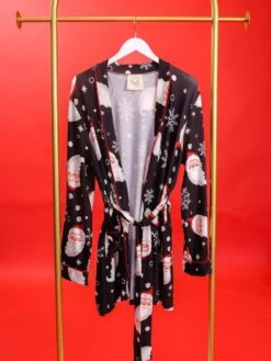 Santa Long Sleeve Robe W/ Front Pockets | S - L