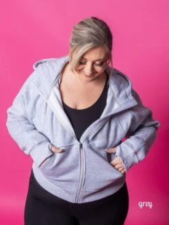 DD Design Luxe Fleece Full Zip Hoodie | S-3X -Discount Divas Shop 4HtlMj2aOZ7qXHxzC1RmLdslZe5vhchhSufuz5hU