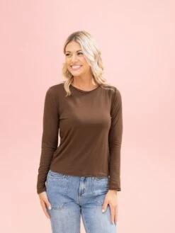 Long Sleeve Essential Tee By DD Design | S-3XL*Final Sale* -Discount Divas Shop 4ad578d77088be1b6471f4989dca04fe