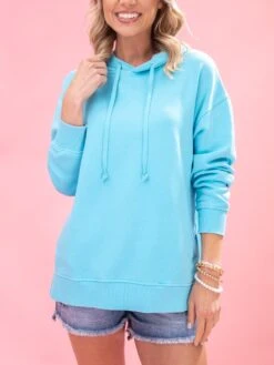 Lived In 2-Pocket Garment Washed Tunic Hoodie By DD Design | S-3XL -Discount Divas Shop 4b41377ff4030f6094c274d71c6b1911