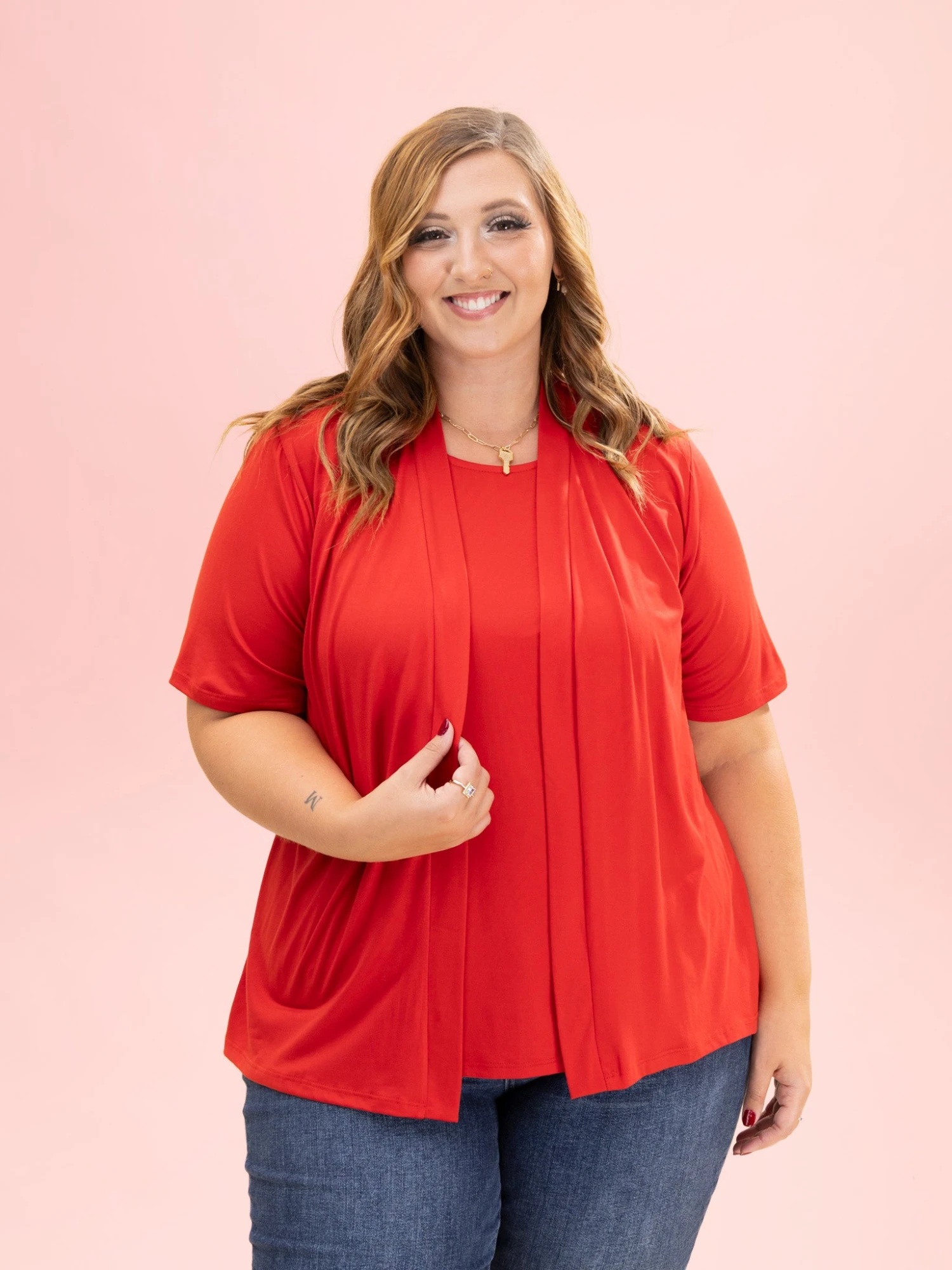 Short Sleeve Cardigan By DD Design | S-3XL 20 Short Sleeve Cardigan By DD Design | S-3XL - Image 20