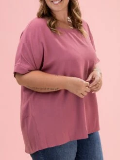 Amazing Airflow Round Neck Top W/ Cuffed Sleeves By DD Design | S-3XL -Discount Divas Shop 4c334e8db39f68e2a98d2af9a80601a5