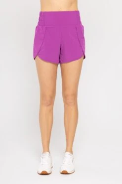 Mono B Highwaist Athleisure Split Shorts | S - L -Discount Divas Shop 4d1957556ac15124b32630de2b994d1e