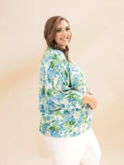 Floral Print V Neck Blouse | S-L -Discount Divas Shop 4d50cdeabb25e147476c4a3d825e6c12