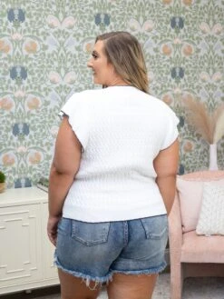 Cable Knitted Flutter Sleeve Ribbed Round Neck Sweater | S-L 8 Cable Knitted Flutter Sleeve Ribbed Round Neck Sweater | S-L -Discount Divas Shop 4d973653559991158aee59a182b44db5