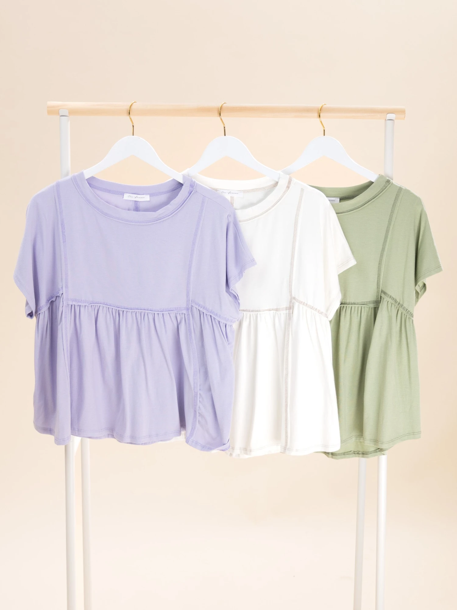 Textured Short Sleeve Top | S-XL 1 Textured Short Sleeve Top | S-XL