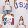 Oversized USA Graphic T-Shirt | S-3X Americana
