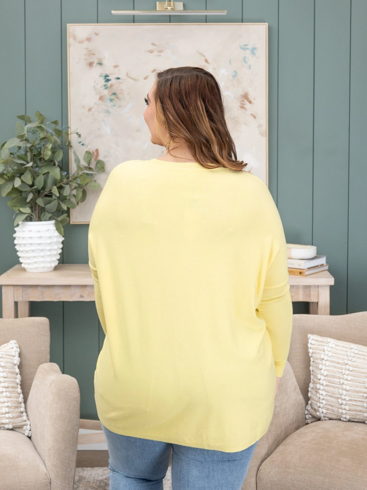 Tea N Rose "Perfect Knit" Oversized 2 Pocket Sweater | S/M - L/XL 20 Tea N Rose "Perfect Knit" Oversized 2 Pocket Sweater | S/M - L/XL - Image 20