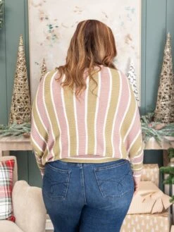 Multi Striped Dolman Sleeve Sweater | S/M-M/L -Discount Divas Shop 4f9331ac66f8869f89a8bf5580840307
