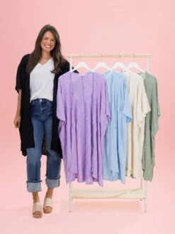 Wave Jacquard Cardigan By DD Design | S-3XL