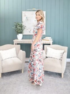 Floral Print Chiffon Maxi Dress | S - L -Discount Divas Shop 50c223ef4c401bf804129d76a6a77fb2