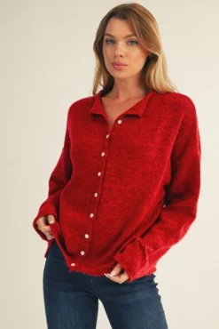 Button Down Long Sleeve Sweater Cardigan | S - L Jodifl -Discount Divas Shop 50eb342977de802d8a6ff96ff1d90679